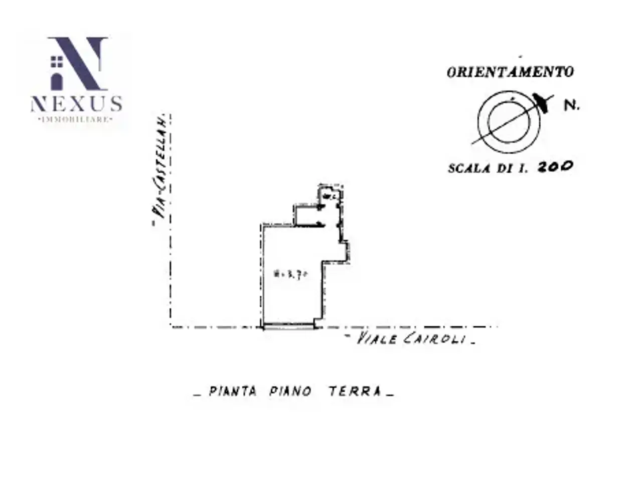 Negozio in Viale Cairoli 55, Fano, {3} - Planimetria 1