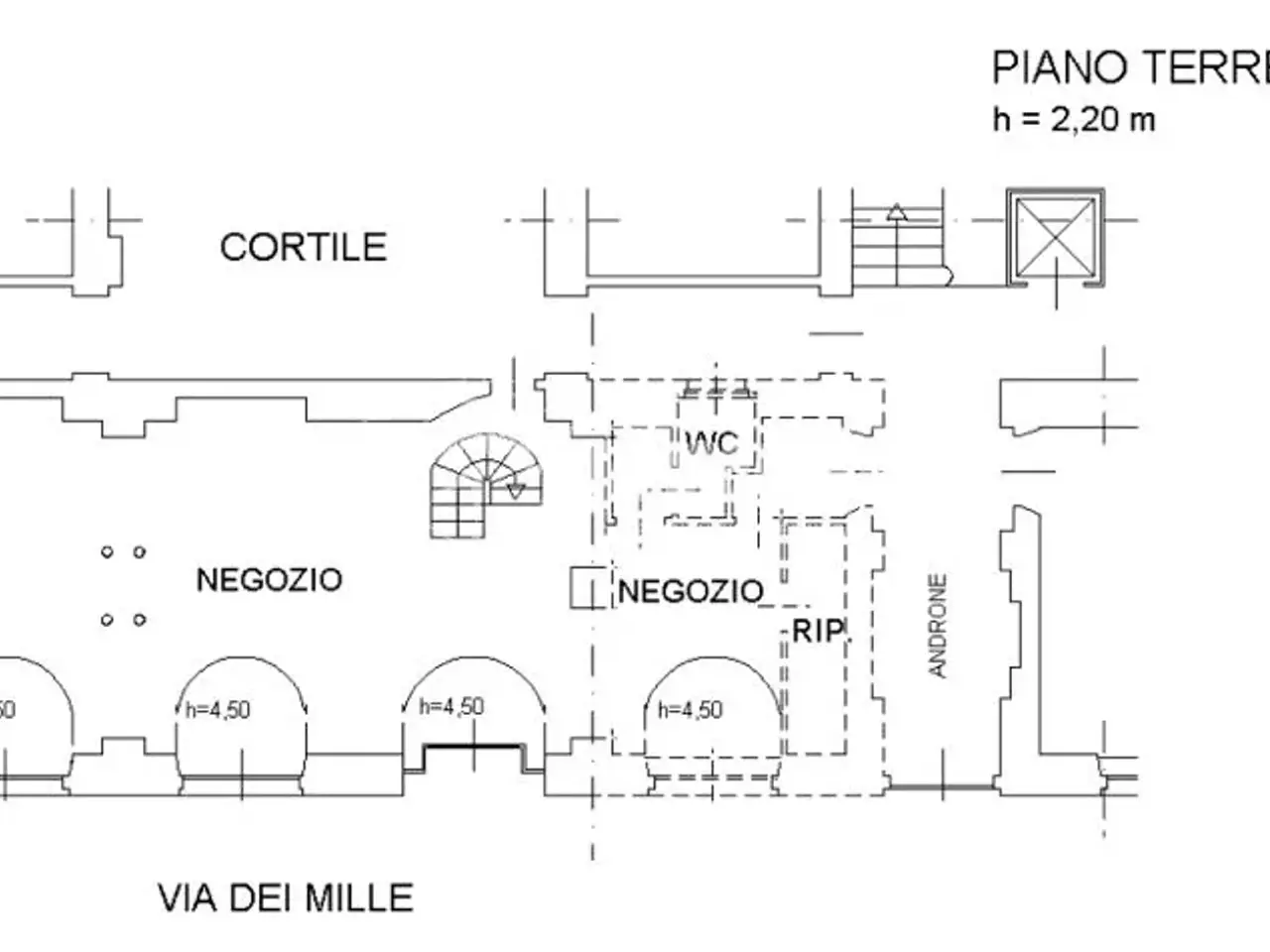 Negozio in , Torino, {3} - Planimetria 1