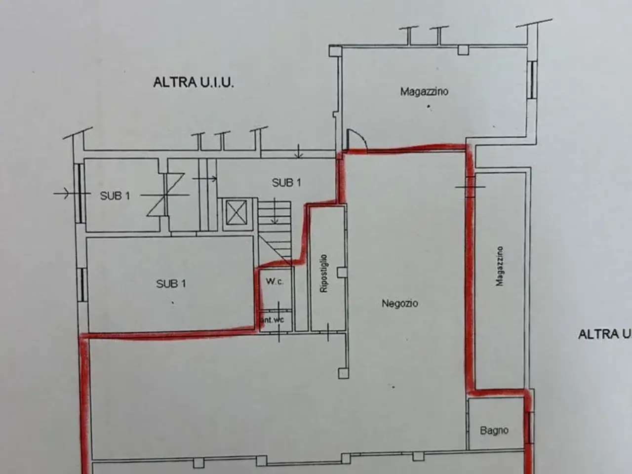 Negozio in Via Quattro Novembre, Ciampino, {3} - Planimetria 1