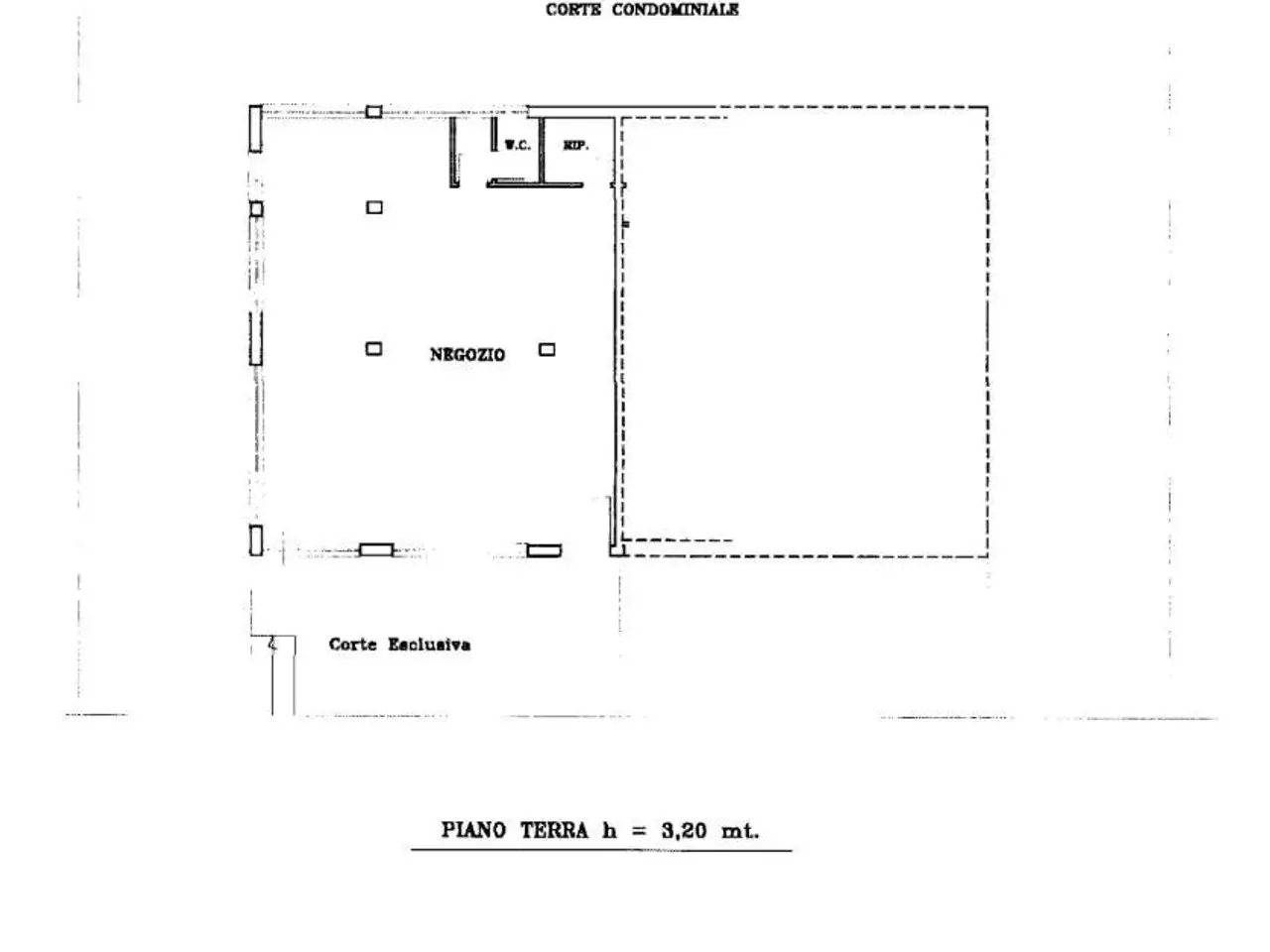 Palazzina commerciale in Via Cherubini 6, San Benedetto Del Tronto, {3} - Planimetria 1