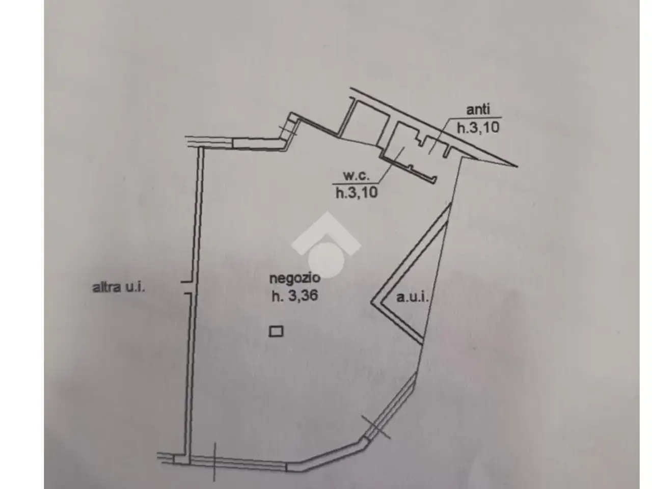 Negozio in Viale Italia, Forli', {3} - Planimetria 1