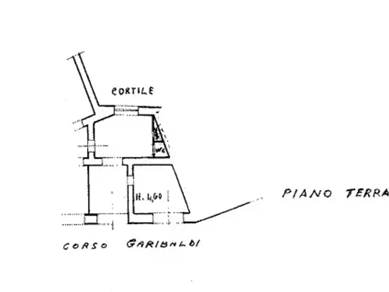 Negozio in Corso Giuseppe Garibaldi, Napoli, {3} - Planimetria 1