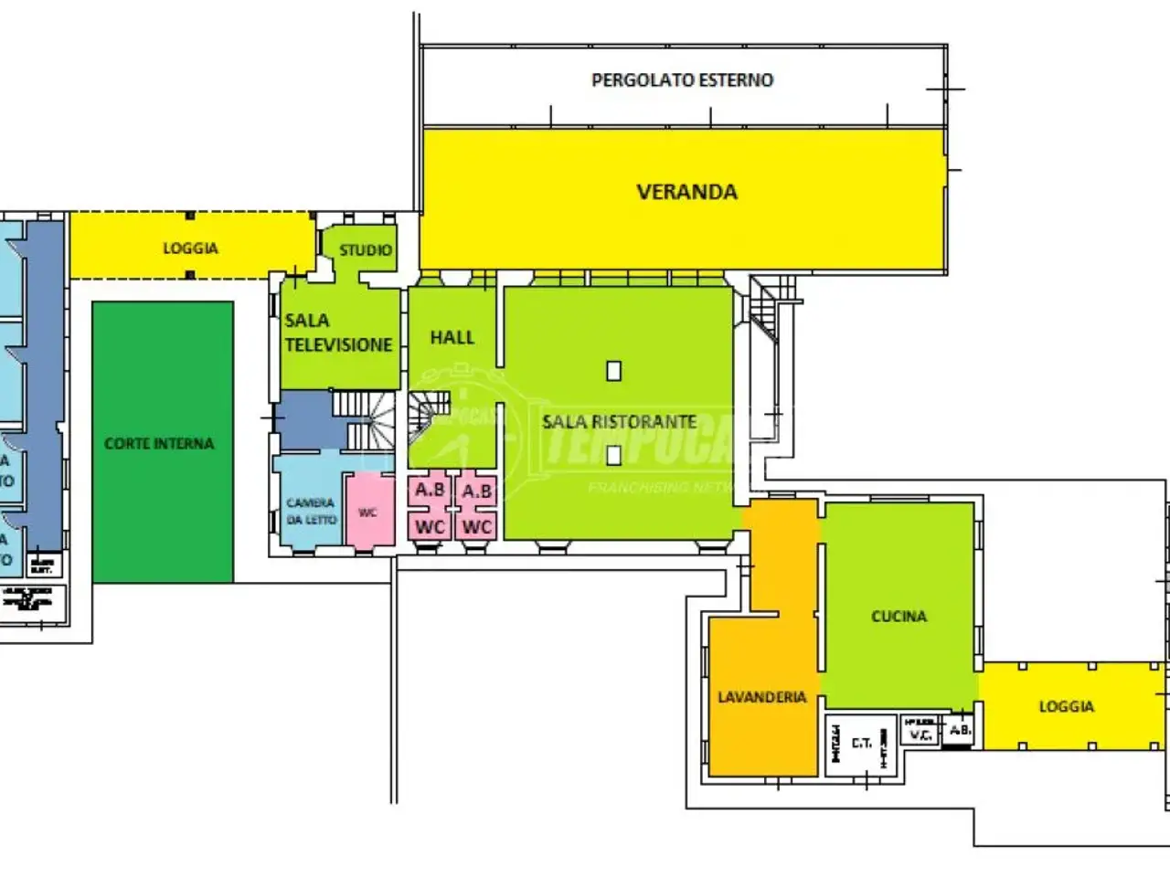Relais in Via San Nicola 1, Porto San Giorgio, {3} - Planimetria 1