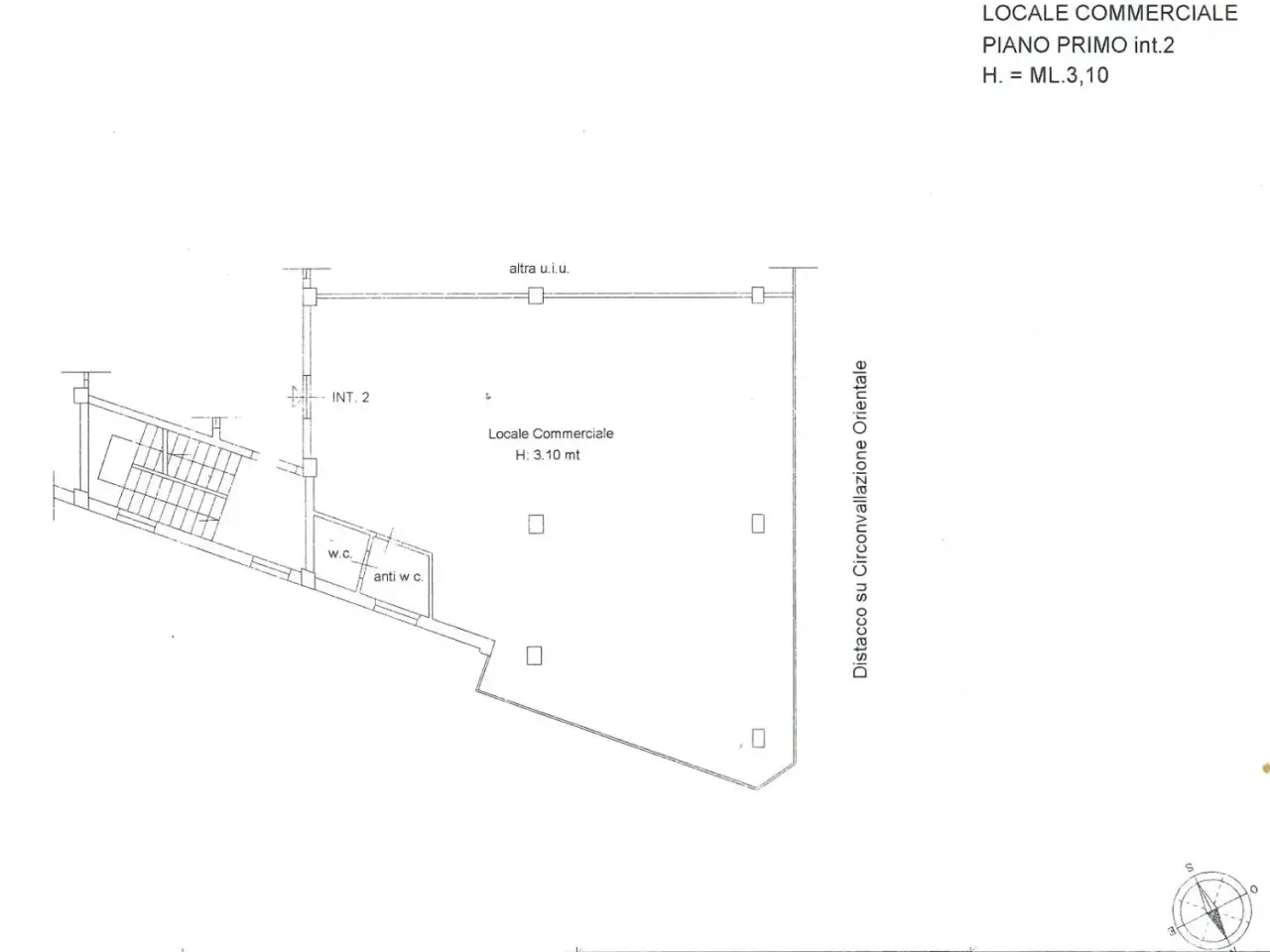 Ufficio in Circonvallazione Orientale 4719, Roma, {3} - Planimetria 1