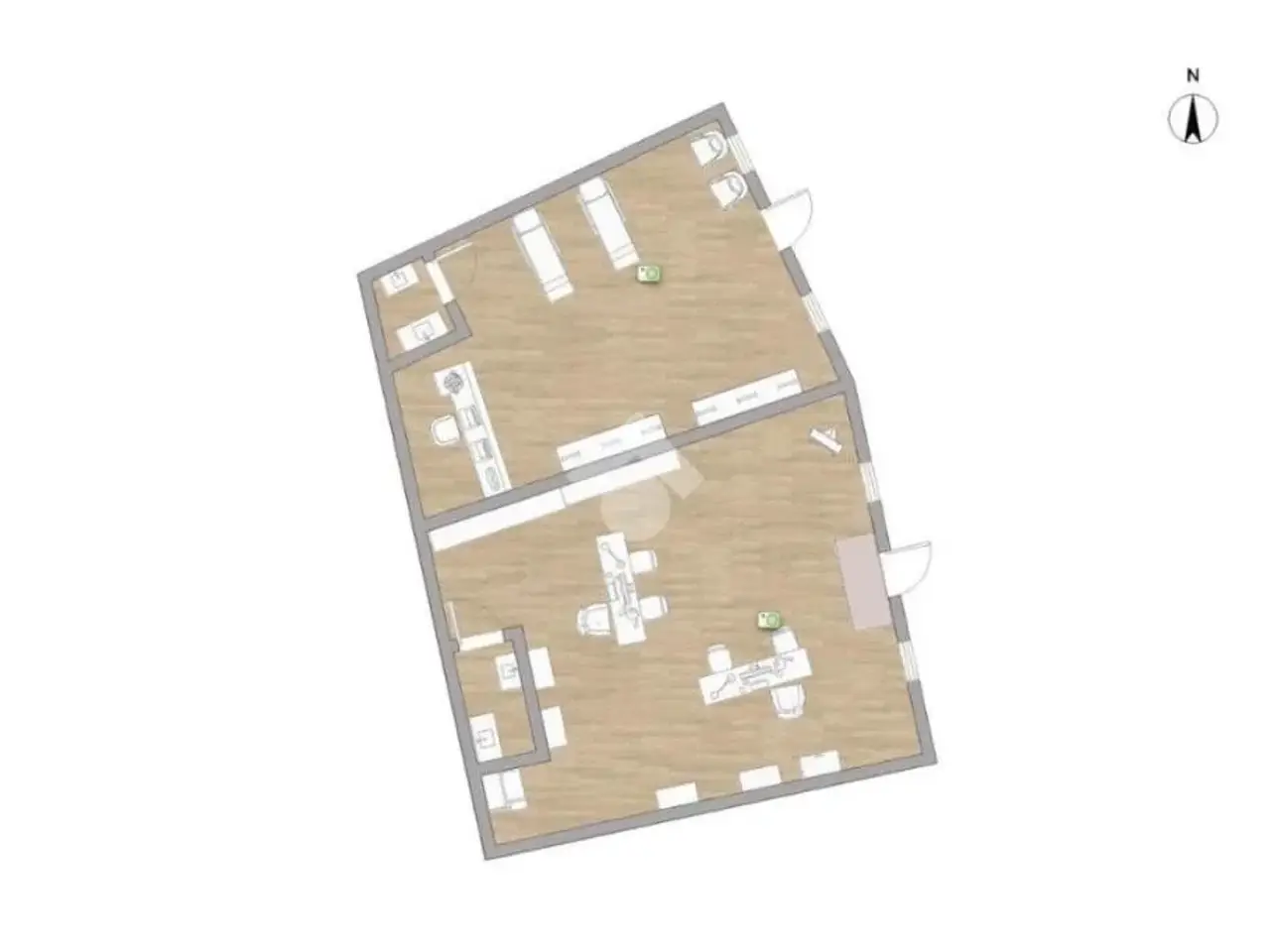 Negozio in Via Sobrero 3, Colleferro, {3} - Planimetria 1