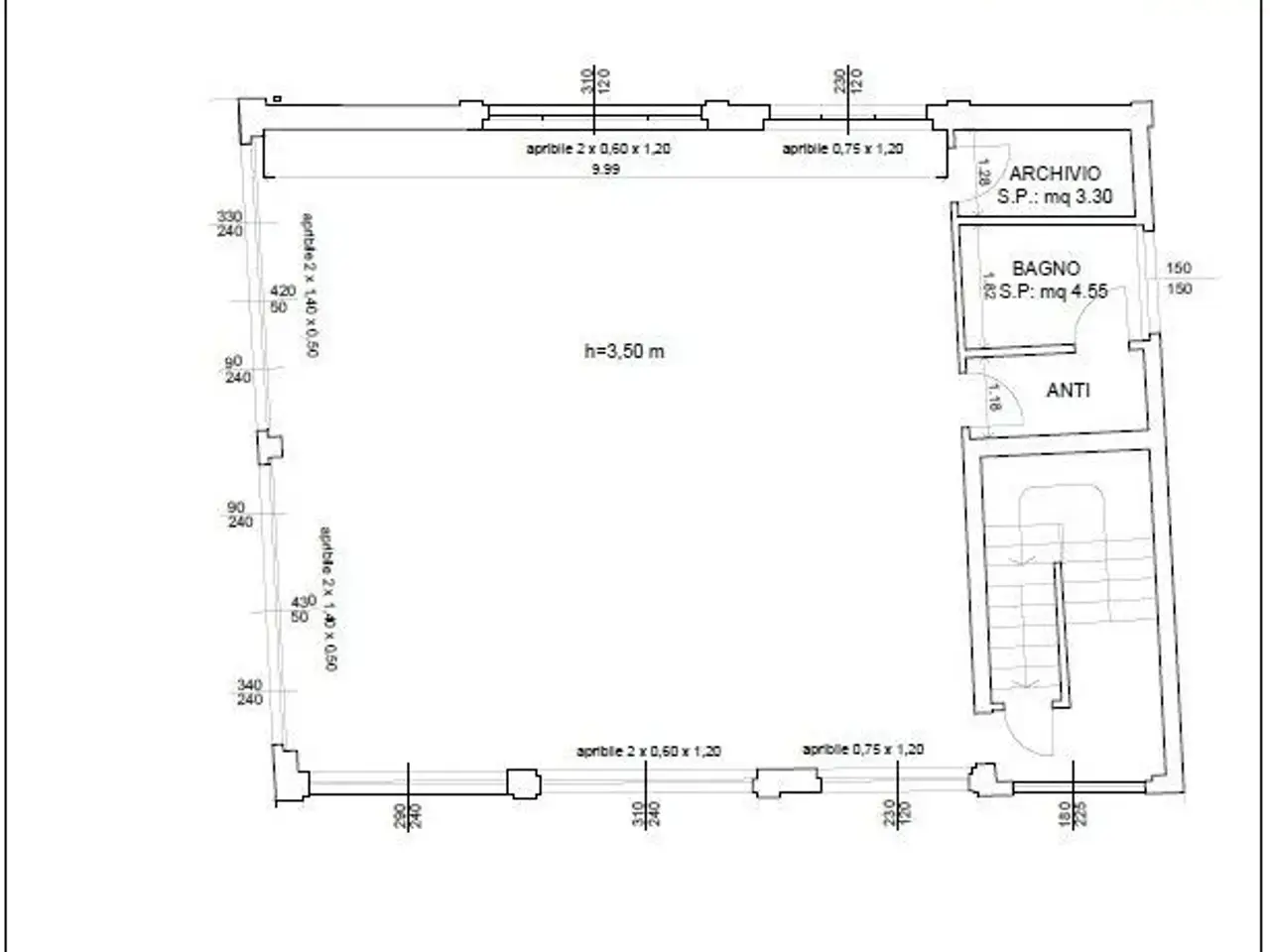 Negozio in Via 4 Novembre 152, Giussano, {3} - Planimetria 1