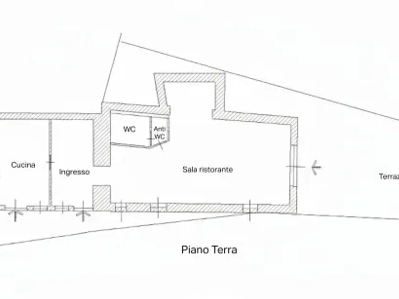 Ristorante in Frazione Deveys 1, Exilles, {3} - Planimetria 1