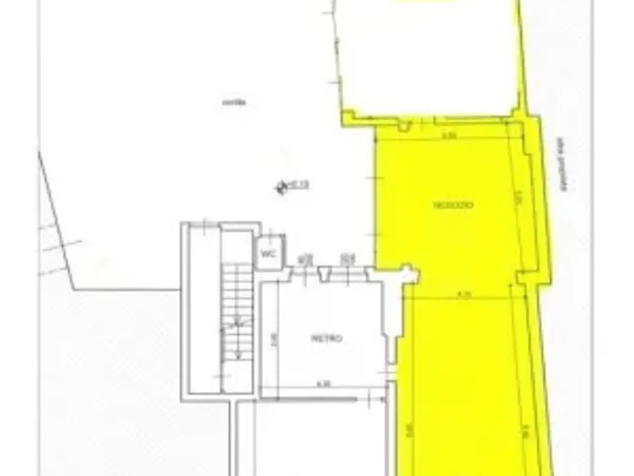 Negozio in Via Ferdinando Salotto 68, Carignano, {3} - Planimetria 1