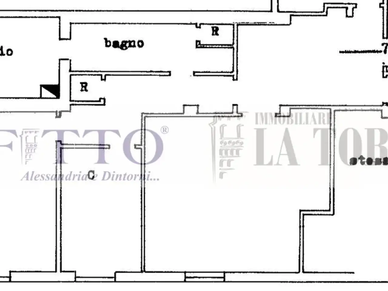 Ufficio in Piazza della Liberta', Alessandria, {3} - Planimetria 1