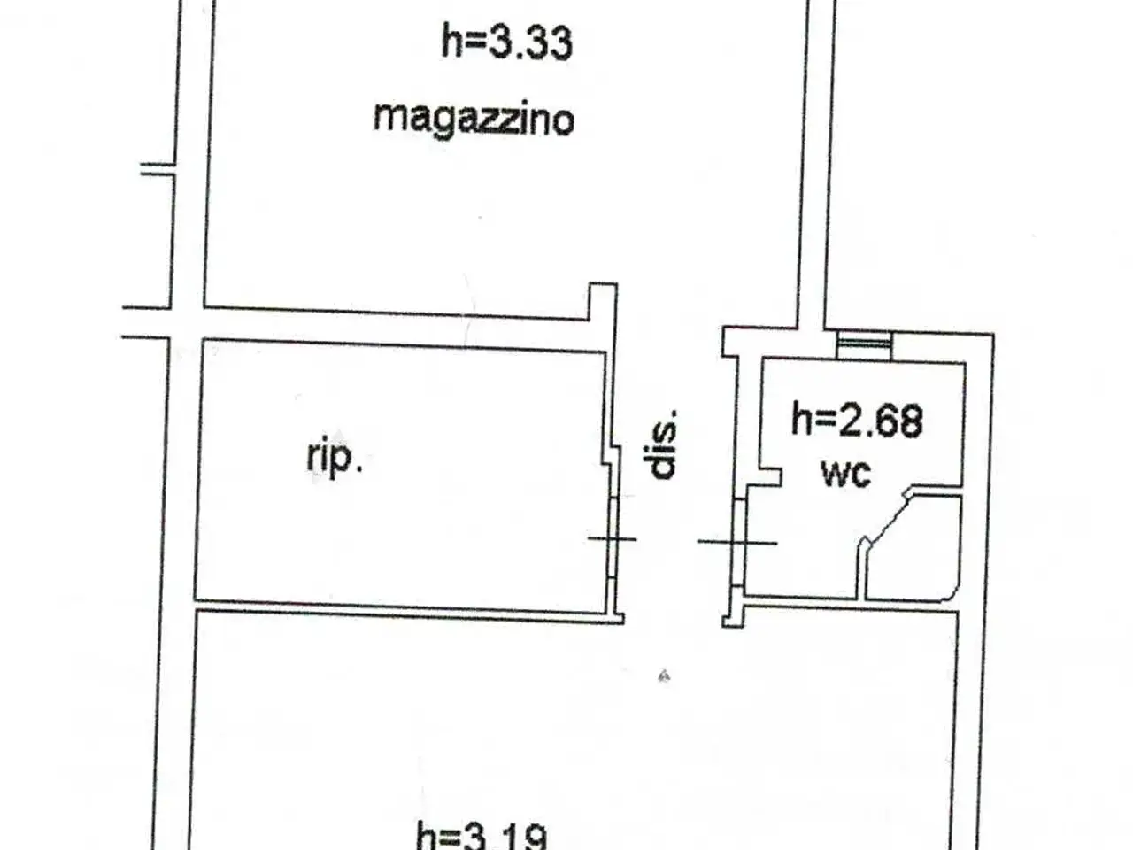 Locale commerciale in a dei Biccelli 22, Capannori, {3} - Planimetria 1