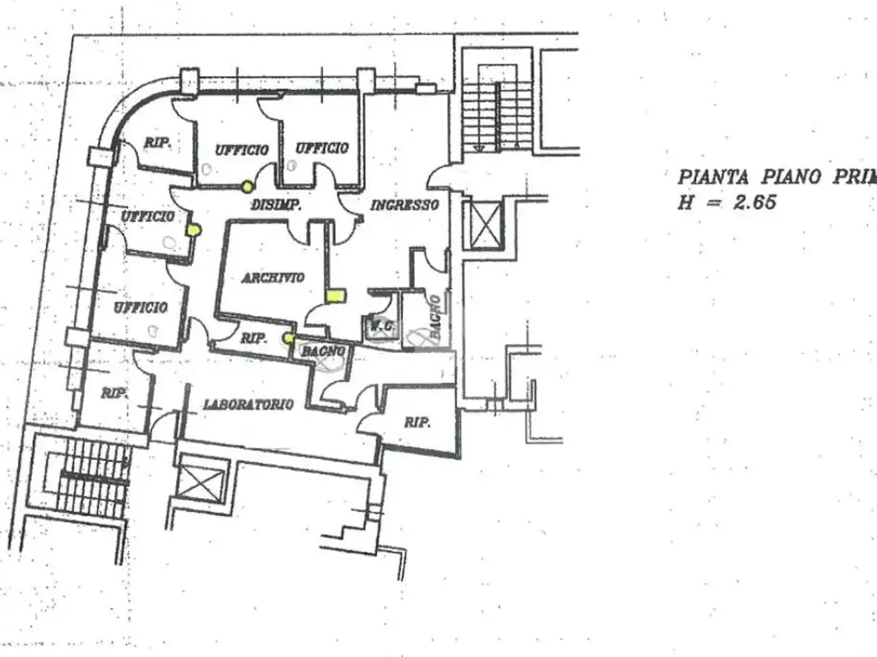 Ufficio in Via Antonio Pitter 3, Pordenone, {3} - Planimetria 1