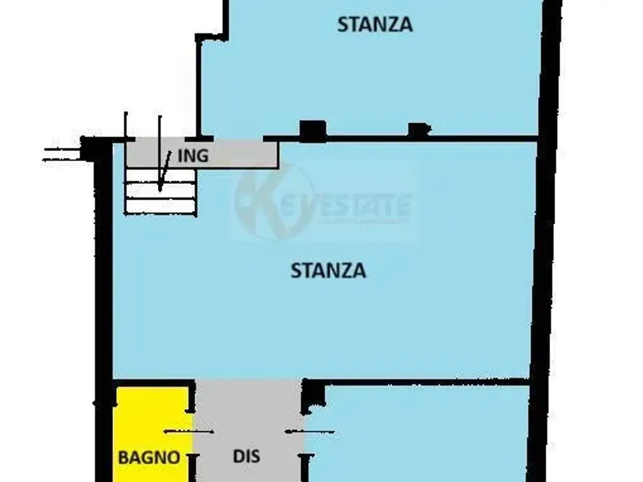 Ufficio in Via Crispatzu 6/a, Sassari, {3} - Planimetria 1