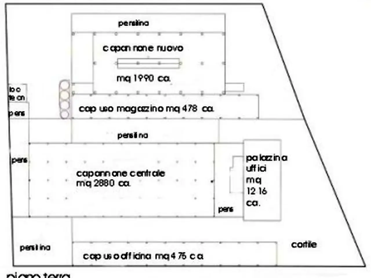 Laboratorio in Via Percali, Settala, {3} - Planimetria 1