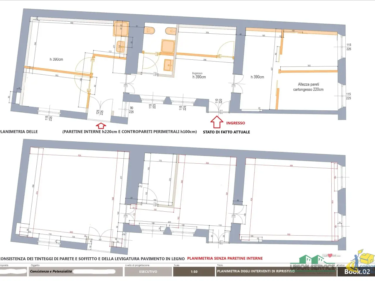 Ufficio in Via Pietro Torrigiani, Parma, {3} - Planimetria 1