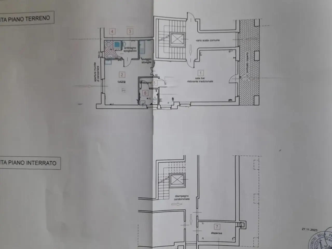 Bar in Via Garibaldi  101 , Grinzane Cavour, {3} - Planimetria 1