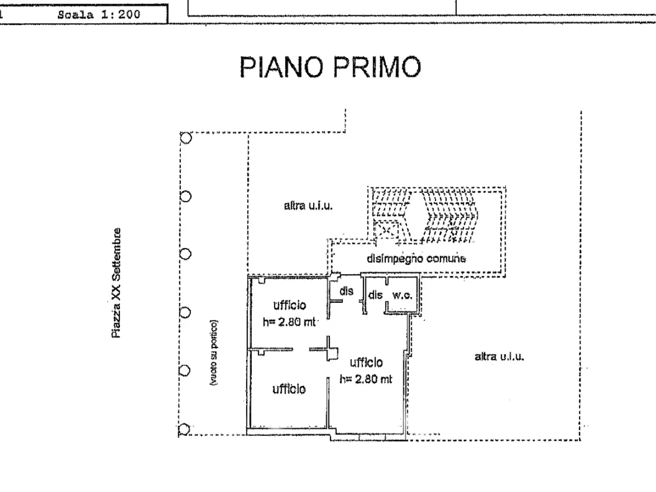 Ufficio in P.Zza XX Settembre 15, Saluzzo, {3} - Planimetria 1