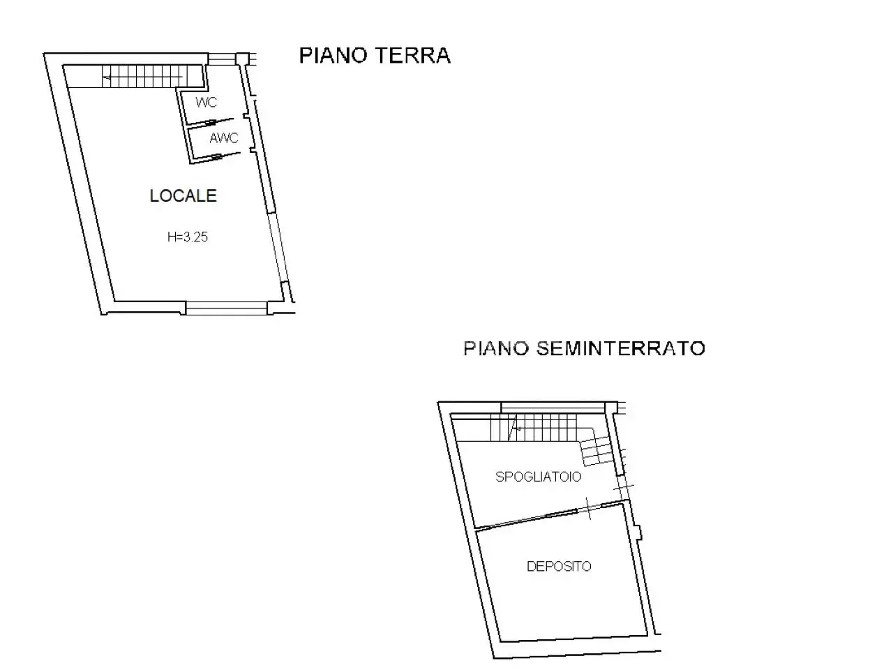 Negozio in Via Giovanni Arcidiacono, Bari, {3} - Planimetria 1