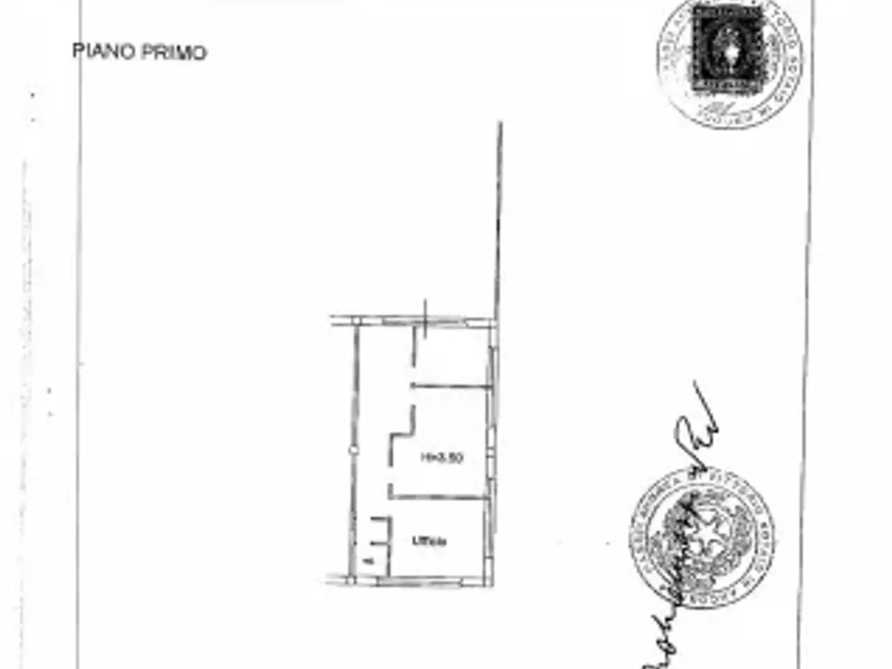 Ufficio in Via 1 Maggio 70/N, Ancona, {3} - Planimetria 1