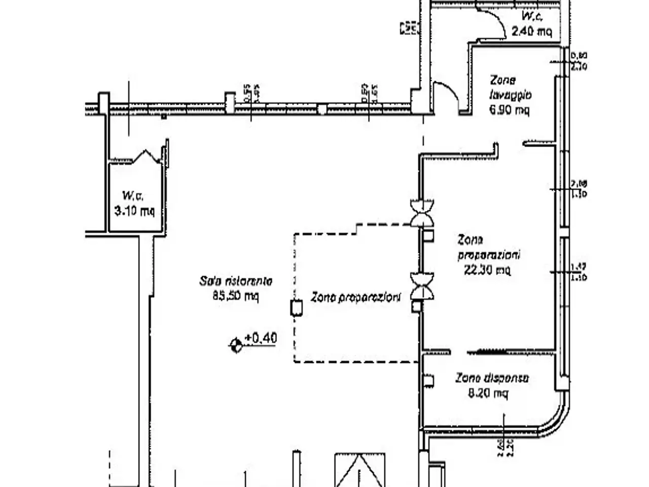 Locale commerciale in Ilvio Pellico 50059, Vinci, {3} - Planimetria 1