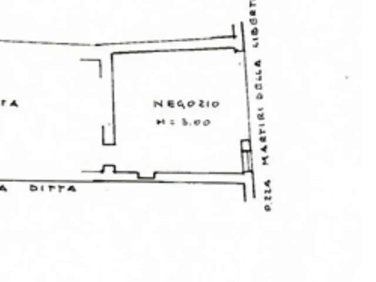 Negozio in Piazza Libertà, Travagliato, {3} - Planimetria 1