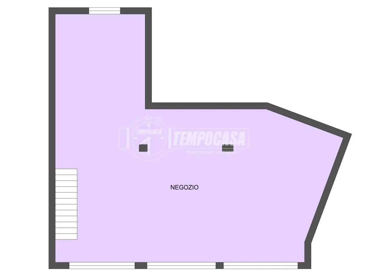 Magazzino in Via Bernardo da Pavia, Pavia, {3} - Planimetria 1