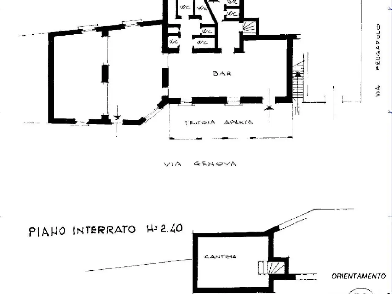 Esercizio commerciale in Via Genova 105, Alessandria, {3} - Planimetria 1