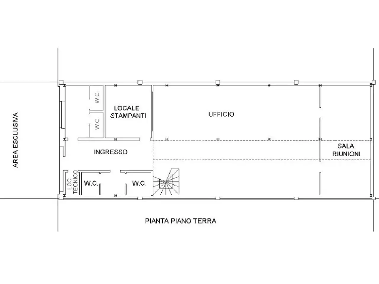 Ufficio in Via Secondo Cremonesi 4, Lodi, {3} - Planimetria 1