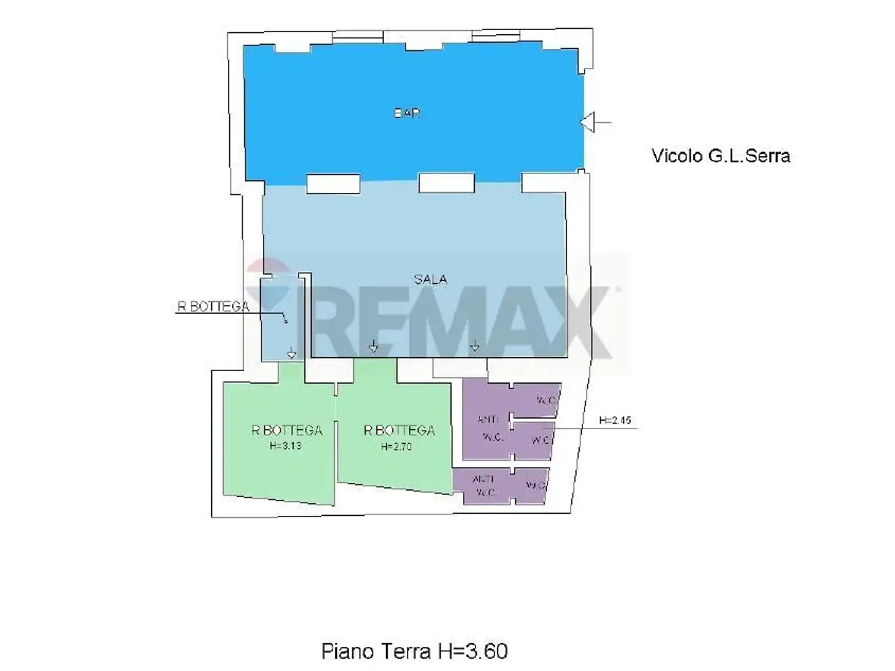 Negozio in , Ossi, {3} - Planimetria 1