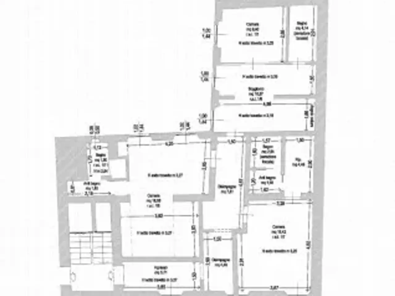 Bed & Breakfast in Via degli Orti Oricellari 18, Firenze, {3} - Planimetria 1