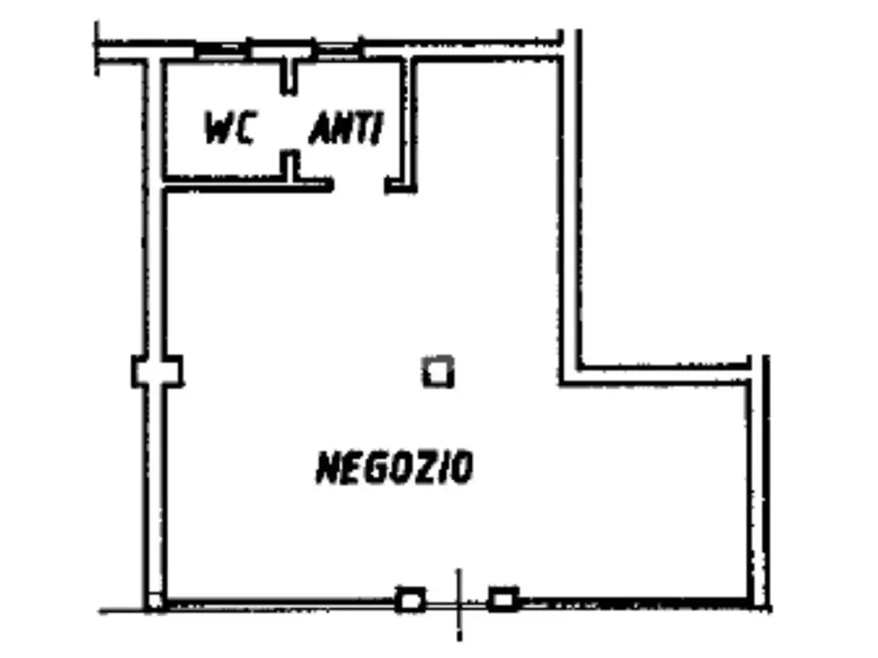 Negozio in Via Sauro Nazario 23, San Bonifacio, {3} - Planimetria 1