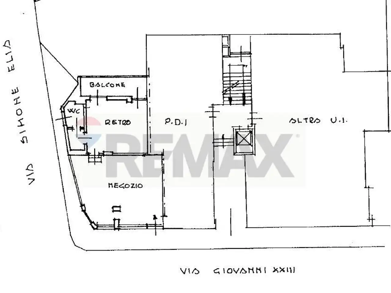 Negozio in Piazza Papa Giovanni XXIII 9, Torre Boldone, {3} - Planimetria 1