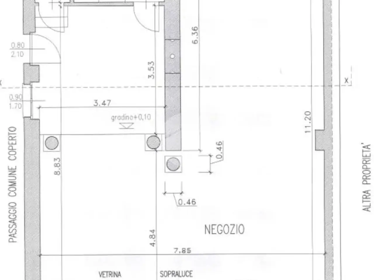 Negozio in , Marcallo Con Casone, {3} - Planimetria 1