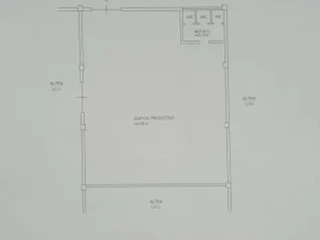 Capannone in , Erba, {3} - Planimetria 1