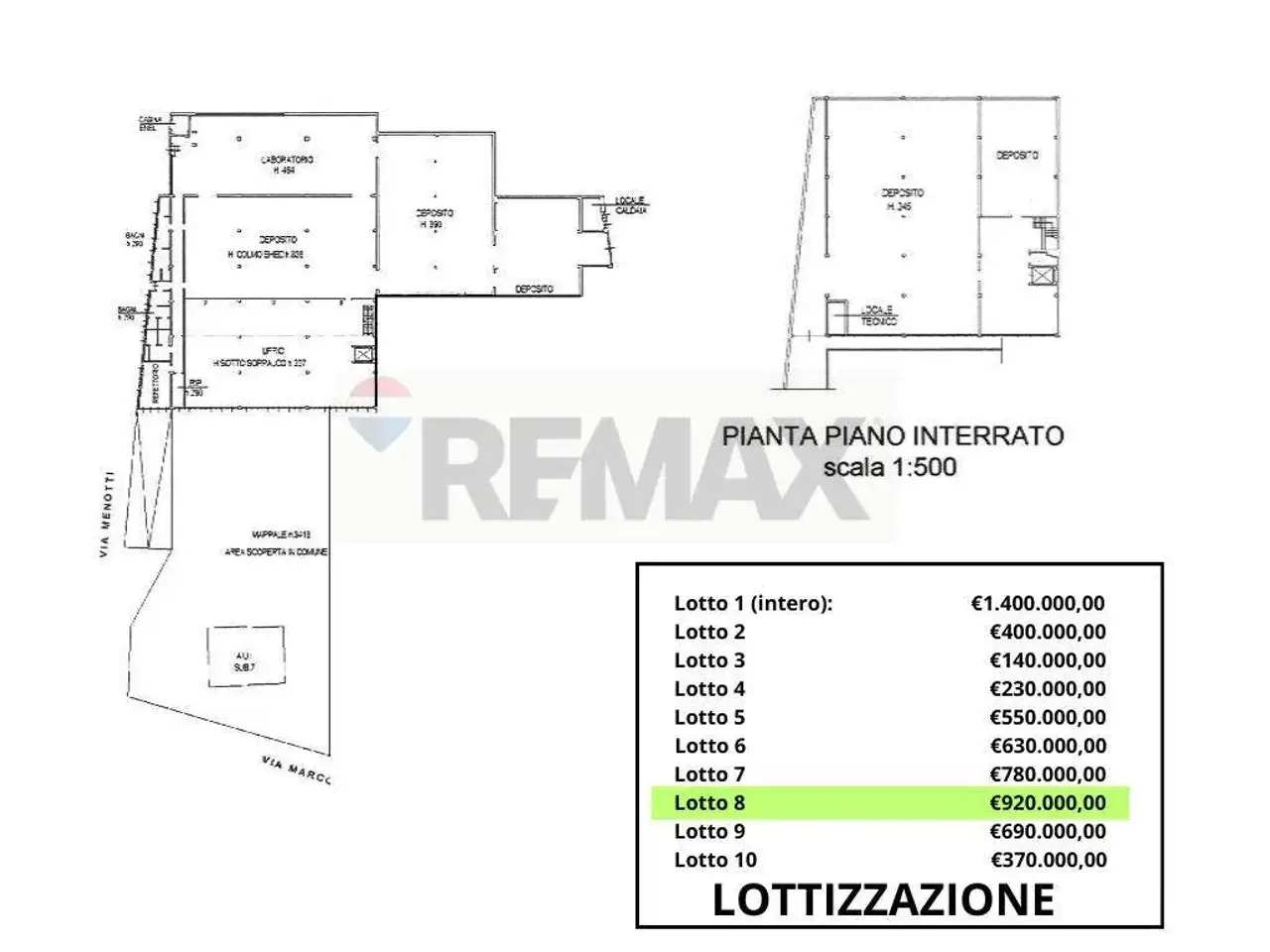 Capannone in Piazza Giuseppe Mazzini 16, Besnate, {3} - Planimetria 1