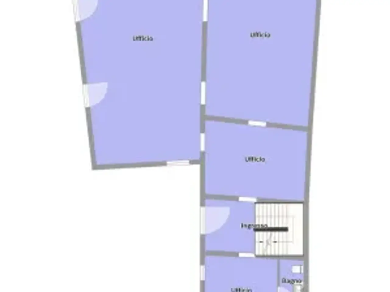Ufficio in Piazzetta Santo Stefano, Vicenza, {3} - Planimetria 1