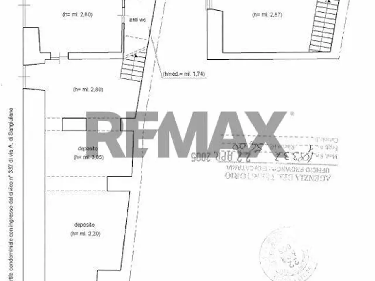 Negozio in Via Antonino di Sangiuliano 337/339, Catania, {3} - Planimetria 1