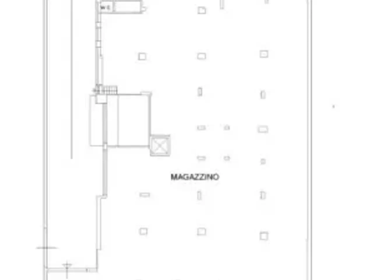 Magazzino in Via di Casal del Marmo 282, Roma, {3} - Planimetria 1