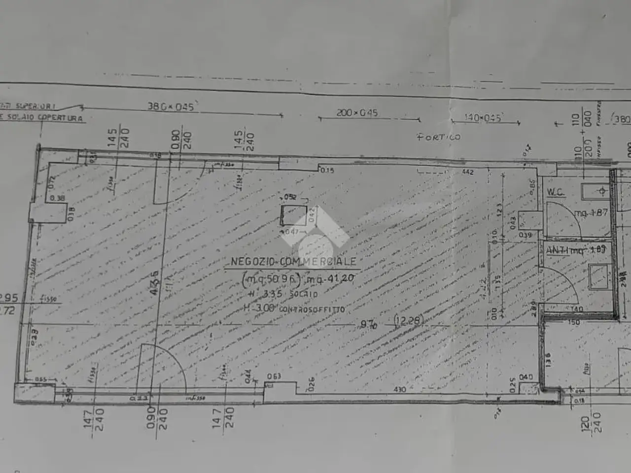 Negozio in Viale Giosue' Carducci 211, Cesenatico, {3} - Planimetria 1