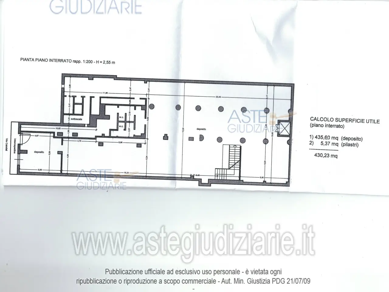 Negozio in Via Alessandro Maria Calefati, 93/97, 70122 Bari Ba, Italia 93, Bari, {3} - Planimetria 1