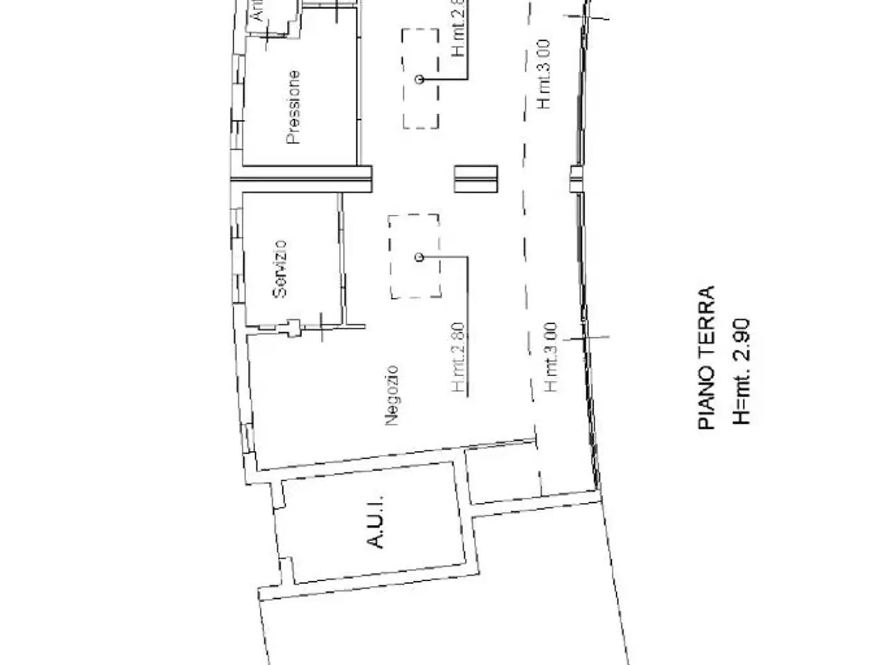 Negozio in Via Lettonia 32, Longiano, {3} - Planimetria 1