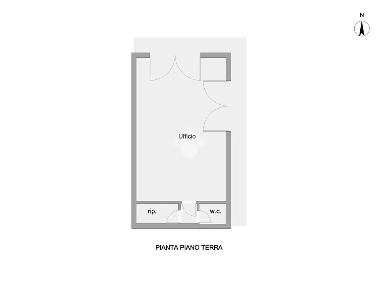 Ufficio in Via Cesare Battisti 69, Alba Adriatica, {3} - Planimetria 1