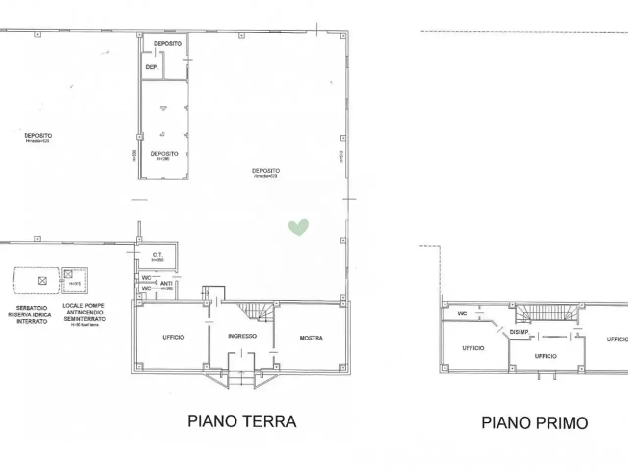 Capannone in Via del Lavoro, 8, San Giovanni Al Natisone, {3} - Planimetria 1