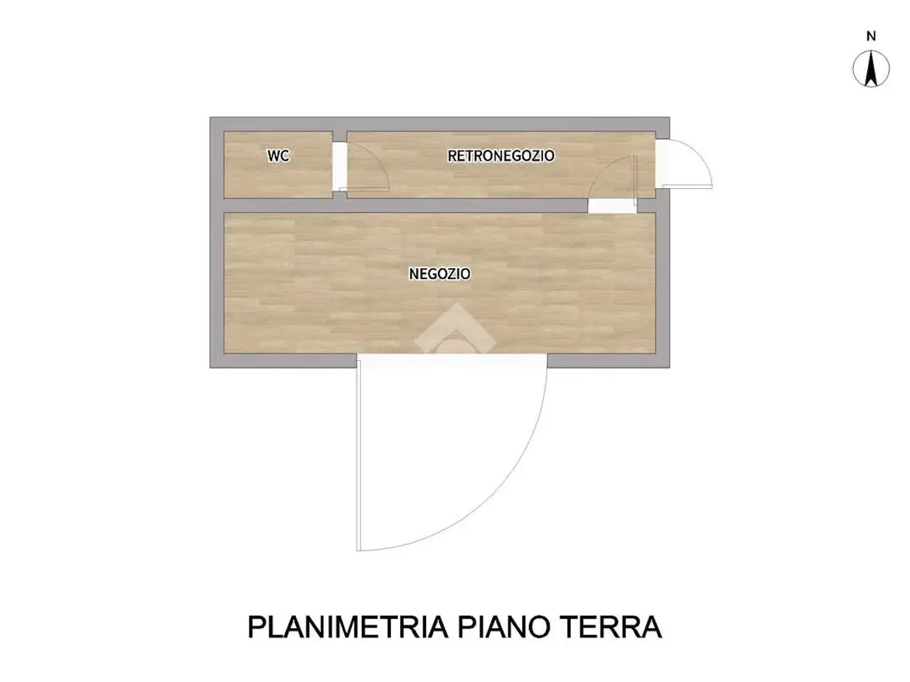 Negozio in Via Guido Pagani 3, Piacenza, {3} - Planimetria 1