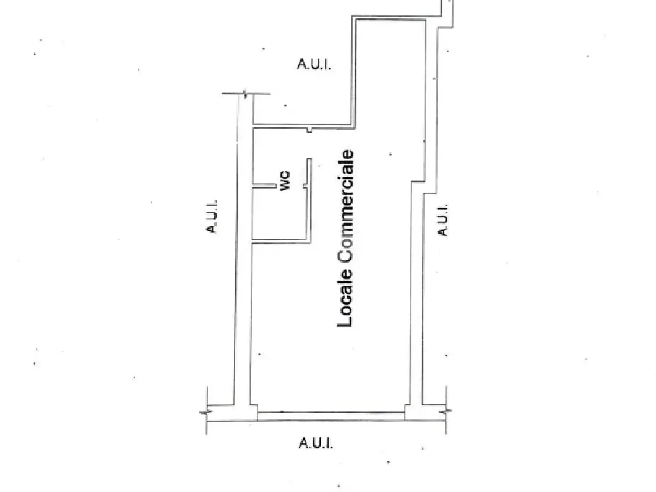 Magazzino in Via Nuoro 16, Montalto Uffugo, {3} - Planimetria 1