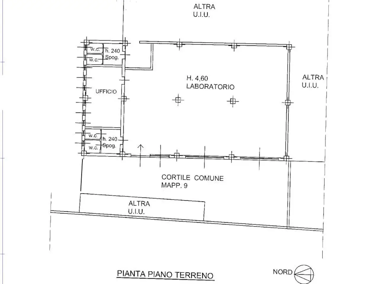 Capannone in Via Roma 122, Paderno Dugnano, {3} - Planimetria 1