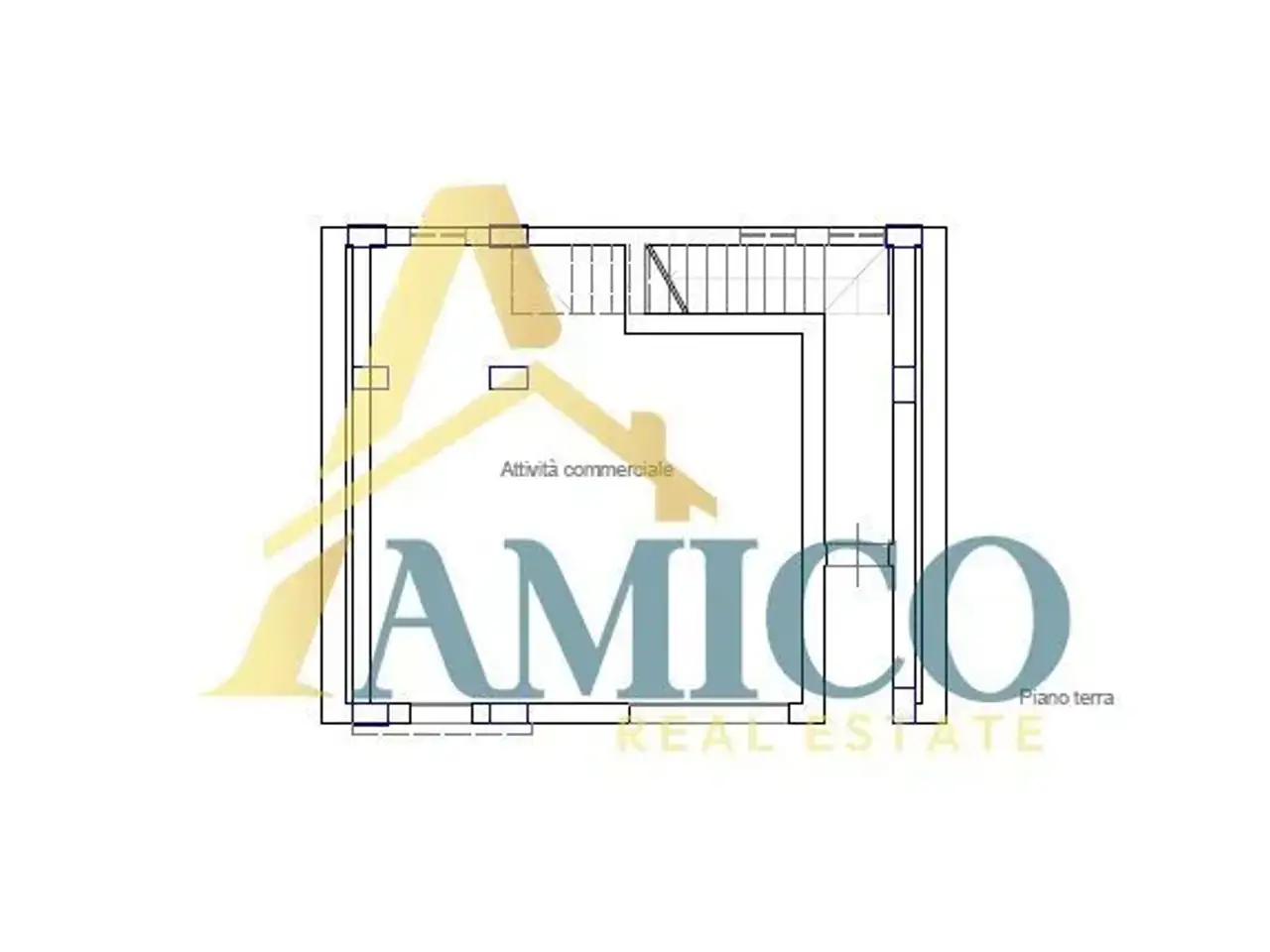 Negozio in Via San Marco 54, Santa Flavia, {3} - Planimetria 1