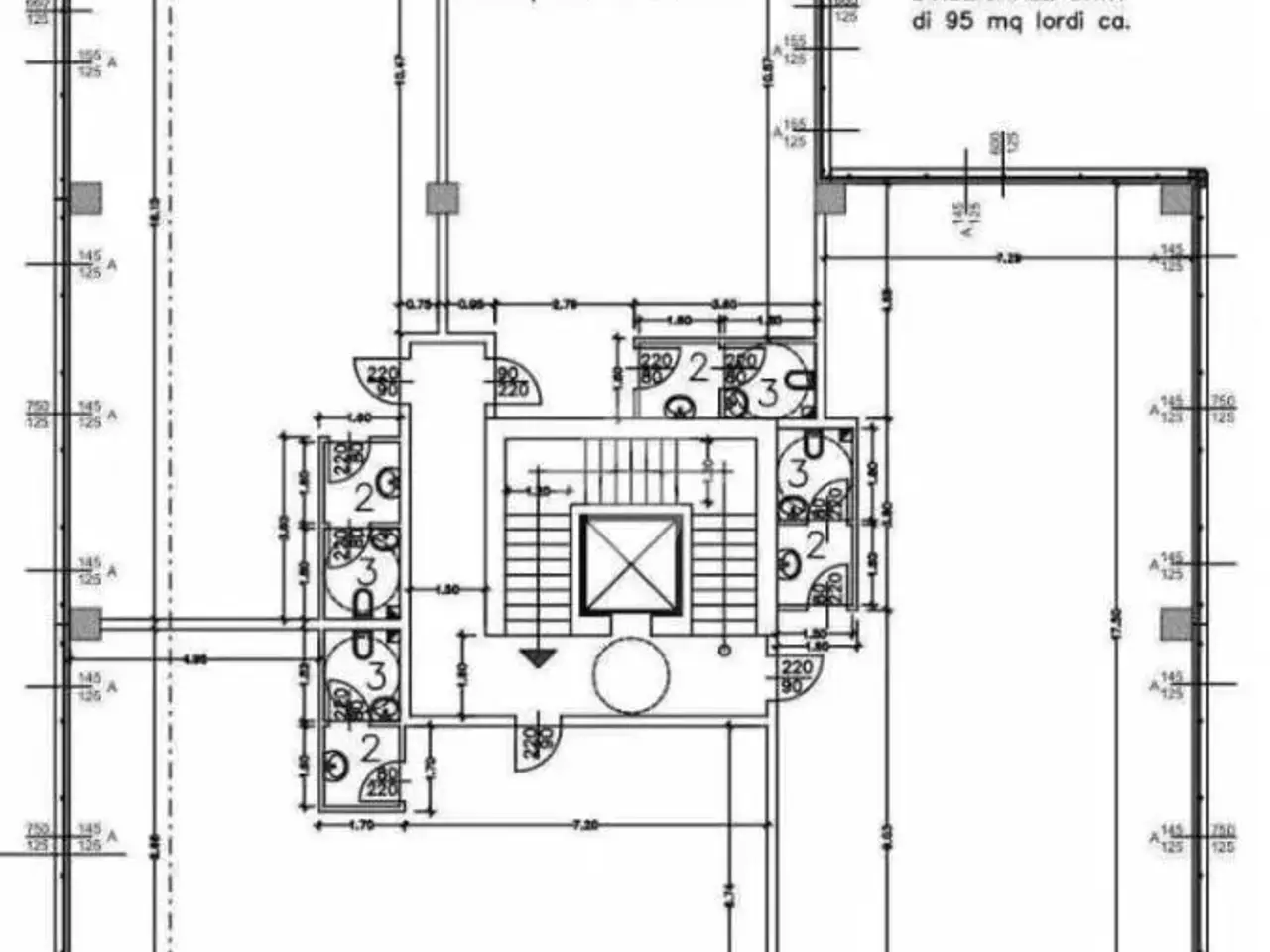 Ufficio in Via Chemnitz 5, Prato, {3} - Planimetria 1