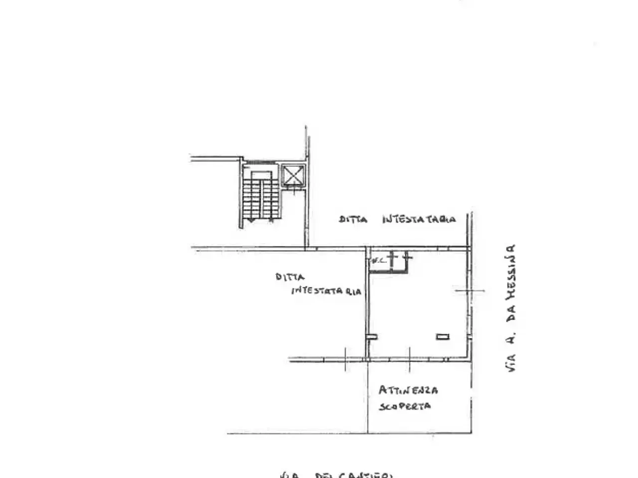 Negozio in Via dei Cantieri 2, Palermo, {3} - Planimetria 1