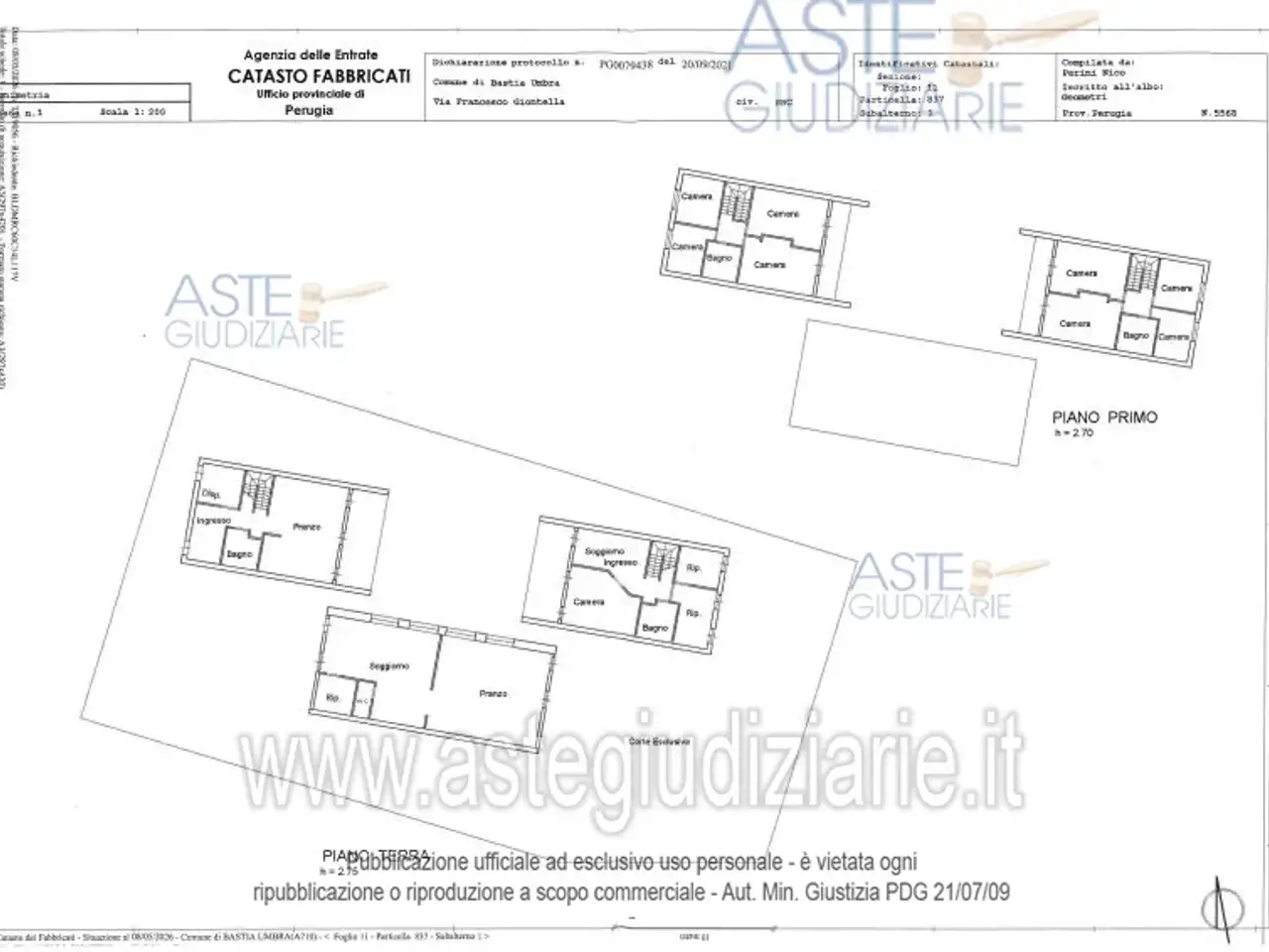 Fabbricato misto in Viale Francesco Giontella, 06083 Bastia Umbra Pg, Italia 06083, Bastia Umbra, {3} - Planimetria 1