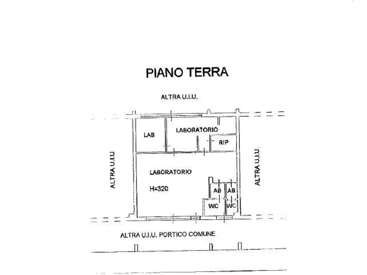 Negozio in Via Russi  42/F, Ancona, {3} - Planimetria 1